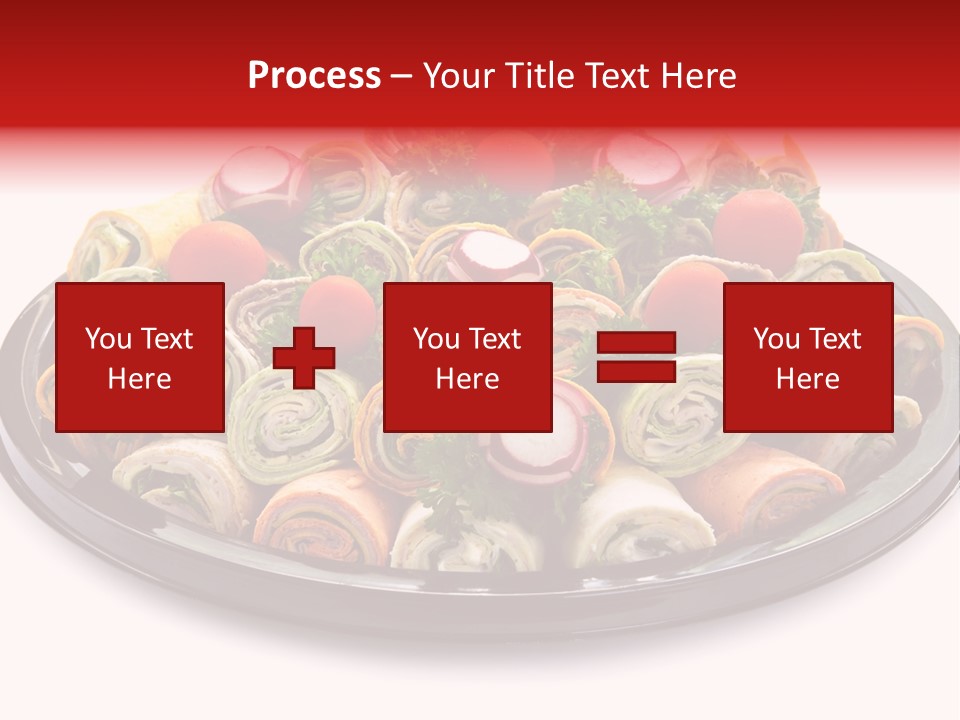 A Platter Filled With Lots Of Different Types Of Food PowerPoint Template