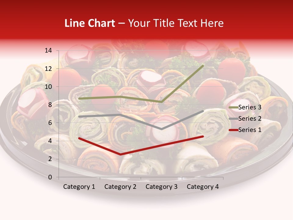 A Platter Filled With Lots Of Different Types Of Food PowerPoint Template