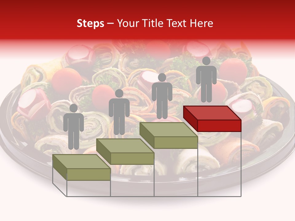 A Platter Filled With Lots Of Different Types Of Food PowerPoint Template