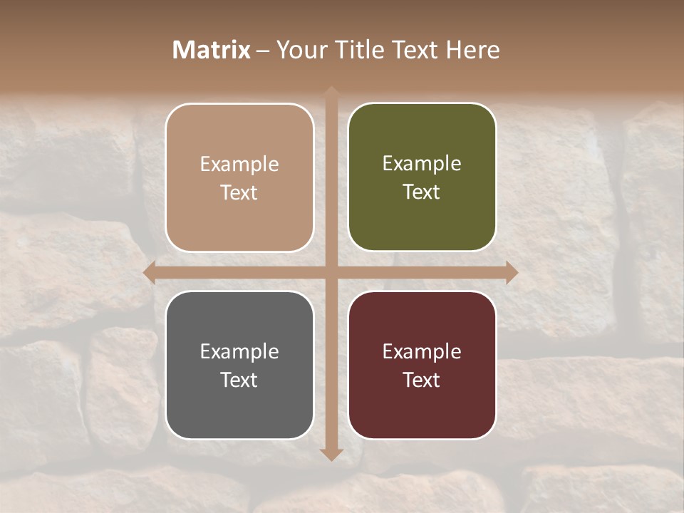 Stone Wall Texture PowerPoint Template