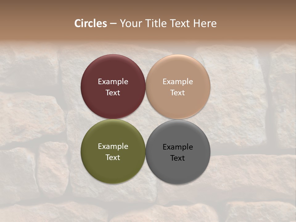 Stone Wall Texture PowerPoint Template