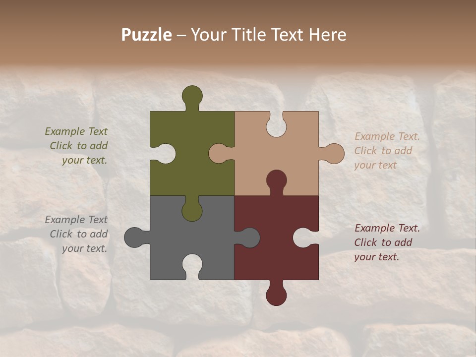 Stone Wall Texture PowerPoint Template