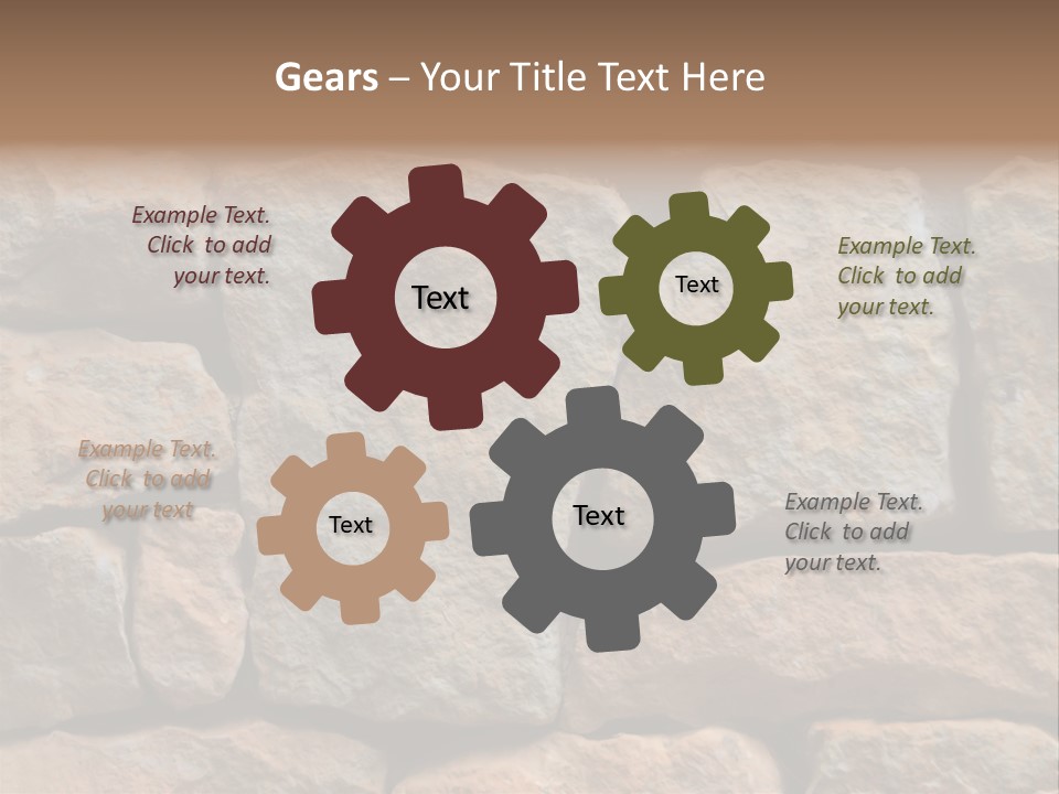 Stone Wall Texture PowerPoint Template