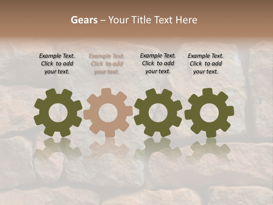 Stone Wall Texture PowerPoint Template