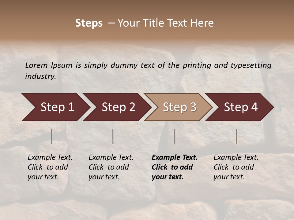 Stone Wall Texture PowerPoint Template