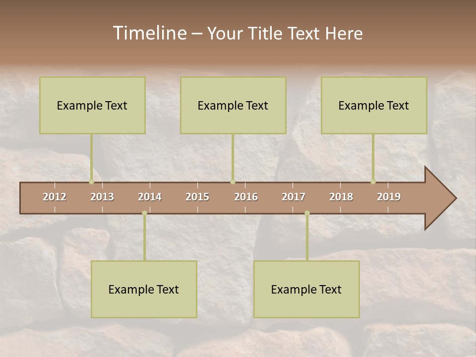 Stone Wall Texture PowerPoint Template