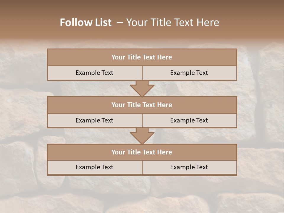 Stone Wall Texture PowerPoint Template