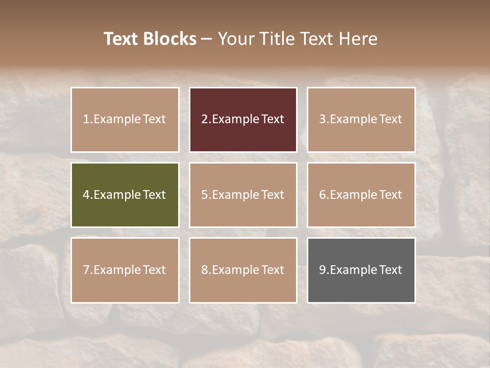 Stone Wall Texture PowerPoint Template