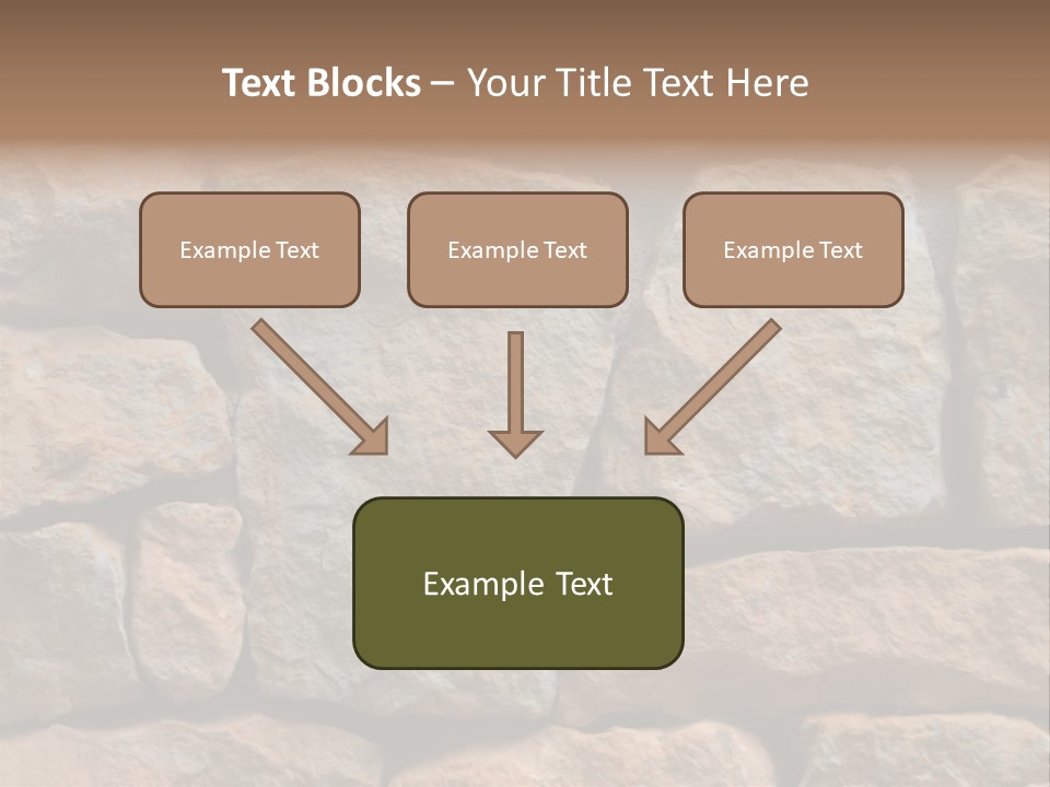 Stone Wall Texture PowerPoint Template