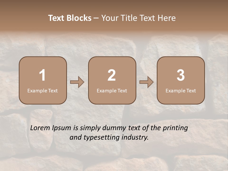 Stone Wall Texture PowerPoint Template
