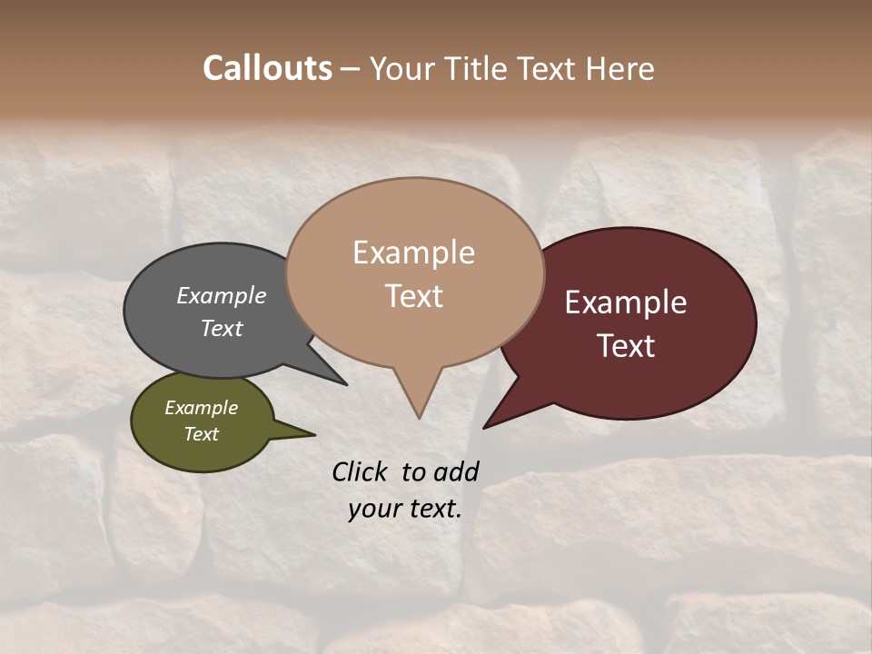 Stone Wall Texture PowerPoint Template