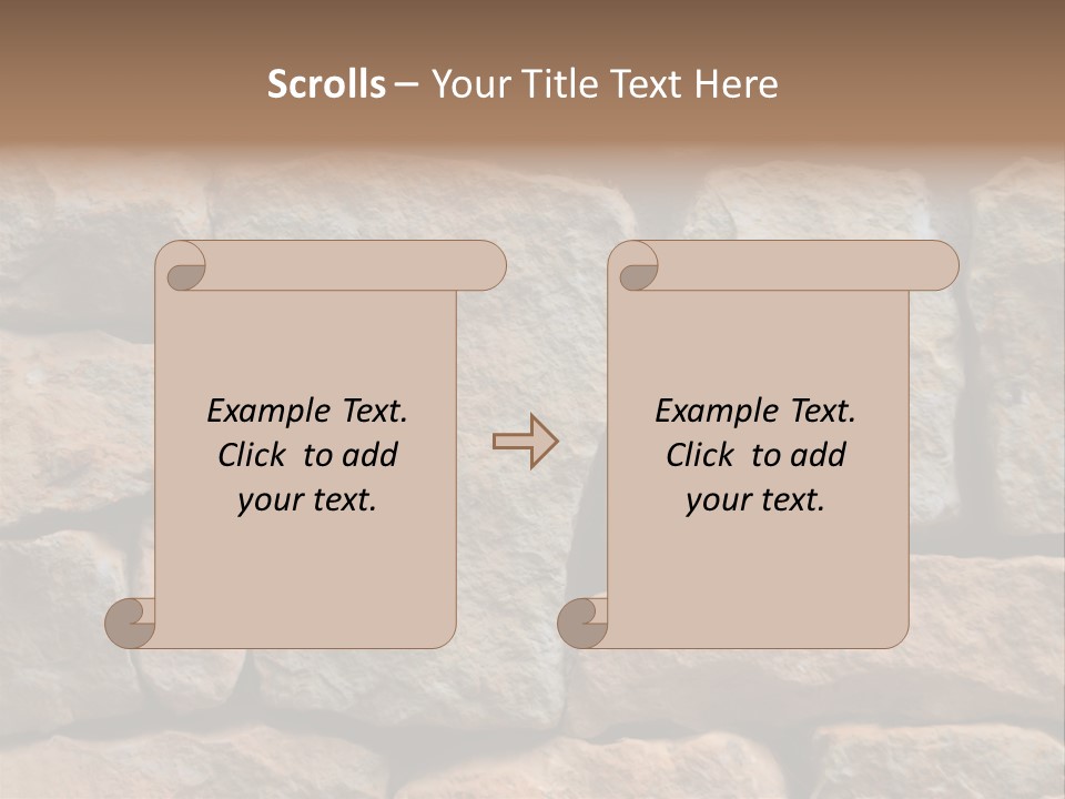 Stone Wall Texture PowerPoint Template