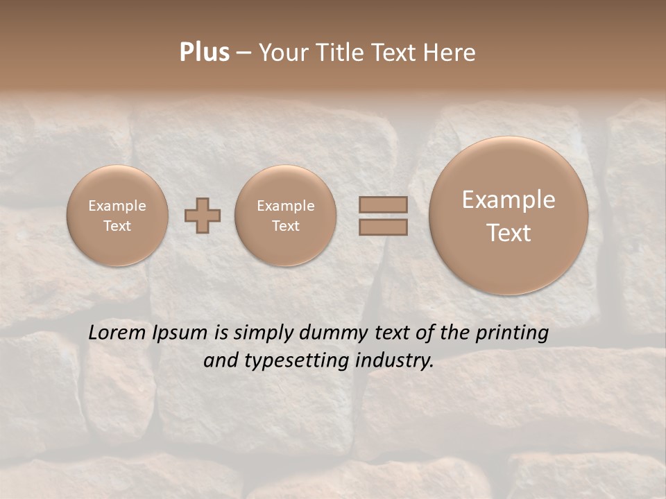 Stone Wall Texture PowerPoint Template