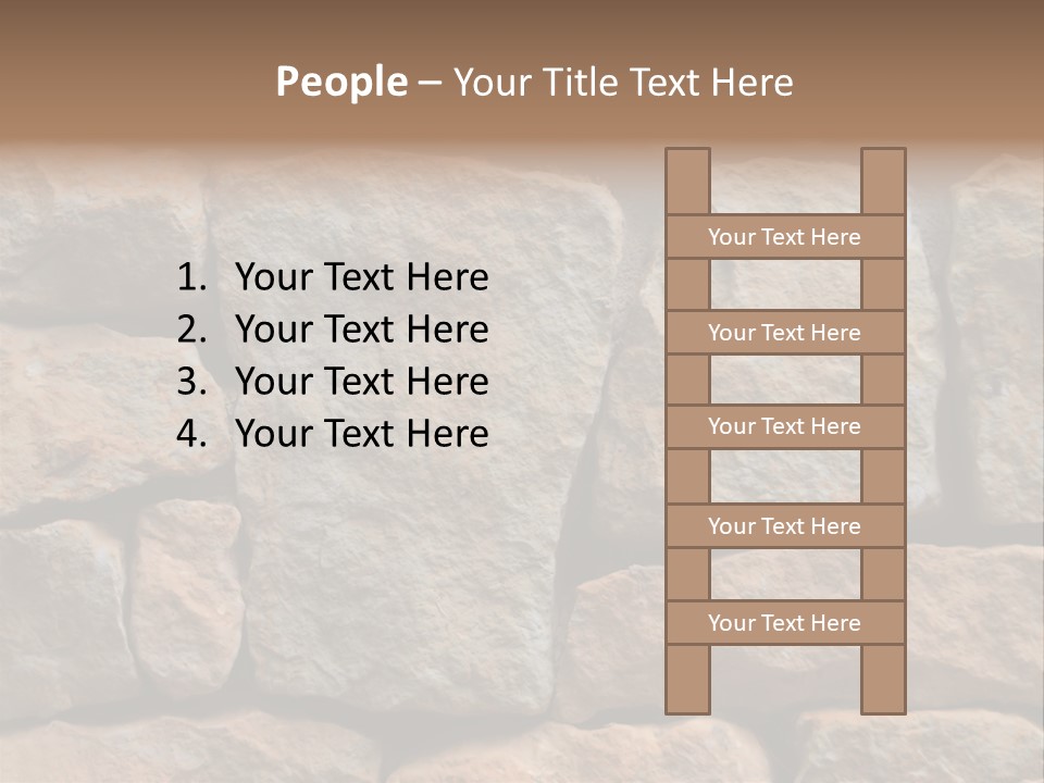 Stone Wall Texture PowerPoint Template