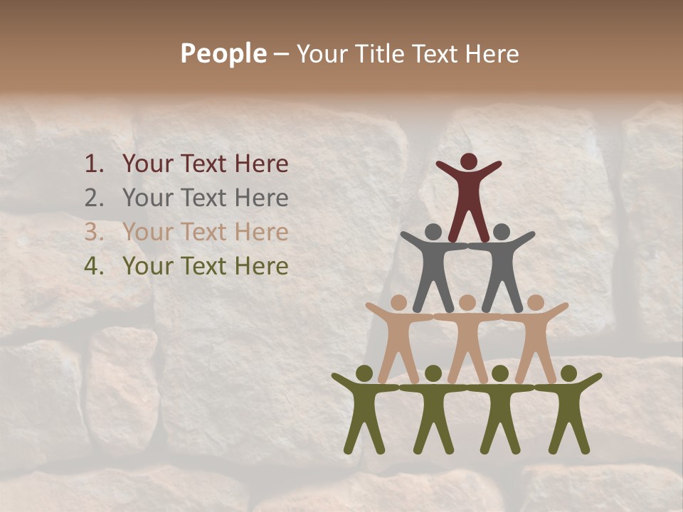Stone Wall Texture PowerPoint Template