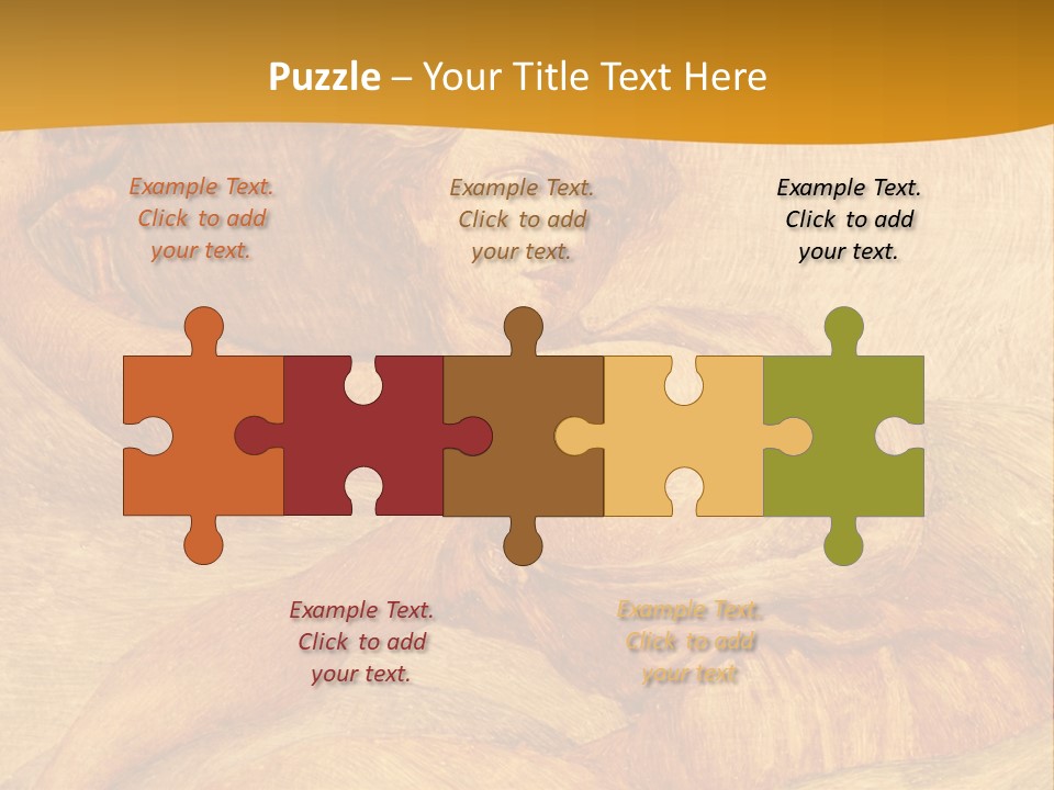 Old Fresco With Beautiful Woman From Palazzo Vecchio In Florence PowerPoint Template