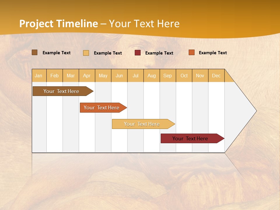 Old Fresco With Beautiful Woman From Palazzo Vecchio In Florence PowerPoint Template