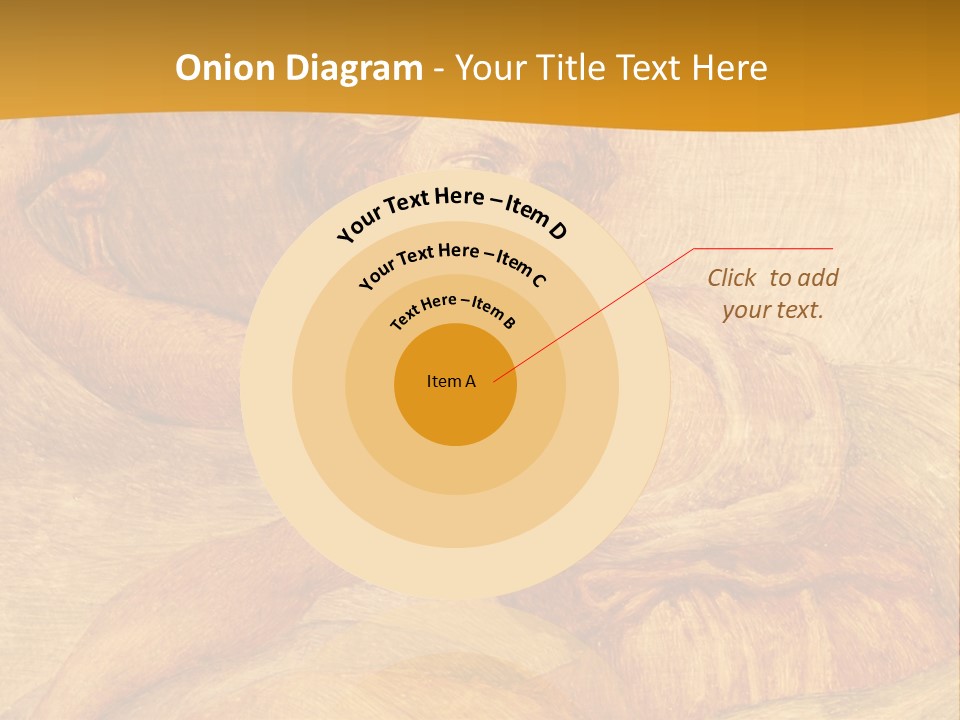 Old Fresco With Beautiful Woman From Palazzo Vecchio In Florence PowerPoint Template