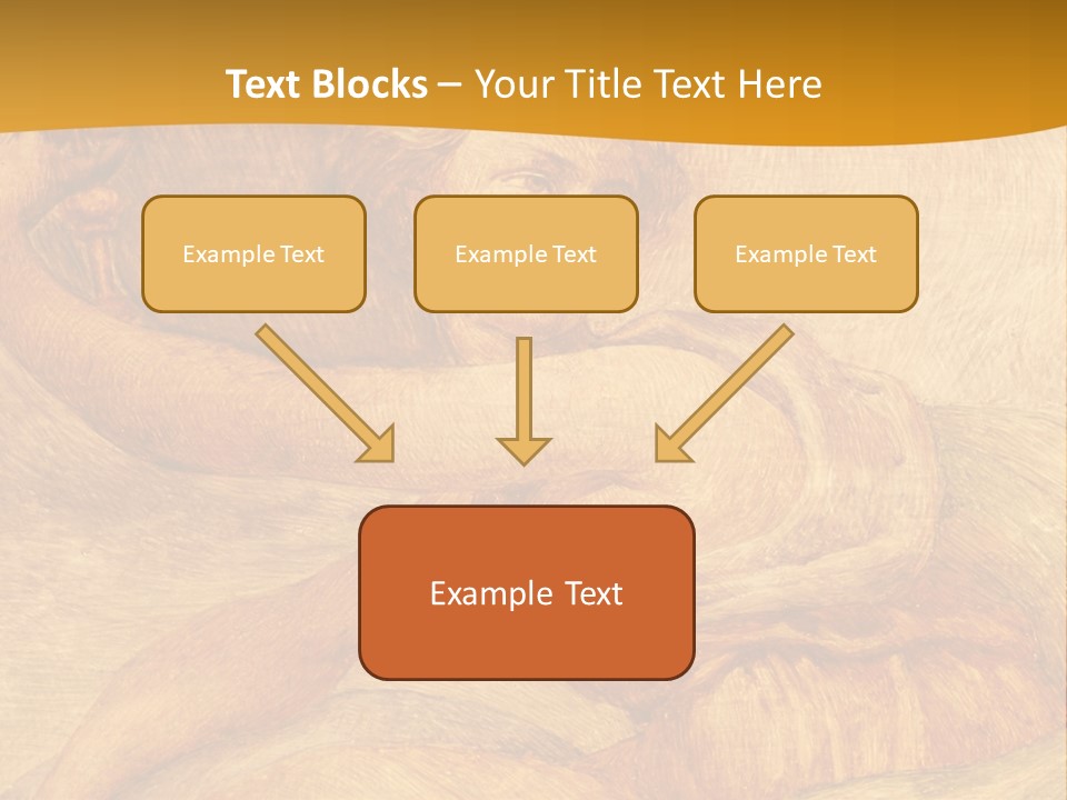Old Fresco With Beautiful Woman From Palazzo Vecchio In Florence PowerPoint Template