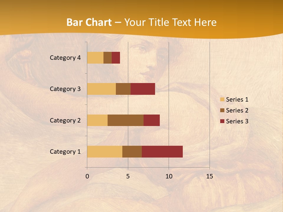 Old Fresco With Beautiful Woman From Palazzo Vecchio In Florence PowerPoint Template