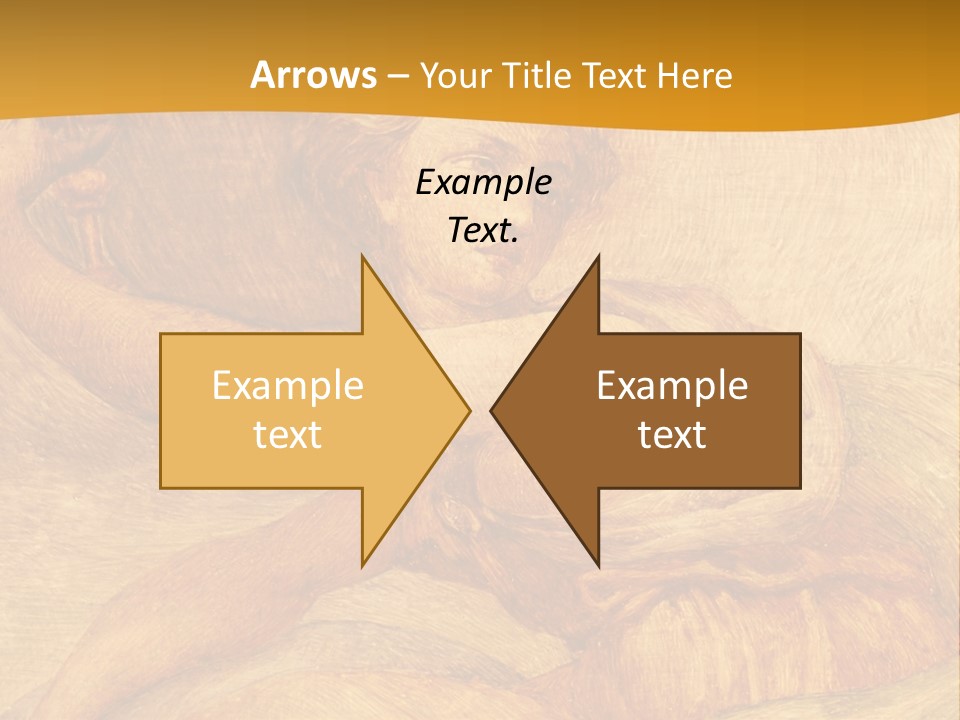 Old Fresco With Beautiful Woman From Palazzo Vecchio In Florence PowerPoint Template