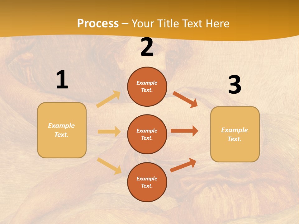 Old Fresco With Beautiful Woman From Palazzo Vecchio In Florence PowerPoint Template