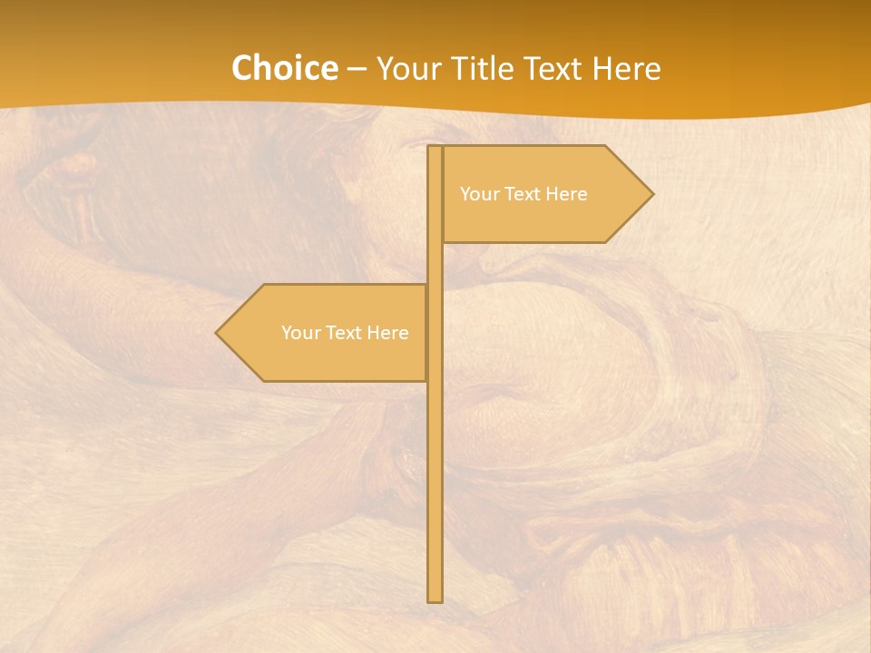 Old Fresco With Beautiful Woman From Palazzo Vecchio In Florence PowerPoint Template