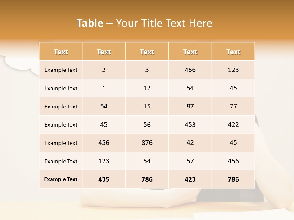 Young Girl With A Chocolate Food Craving PowerPoint Template