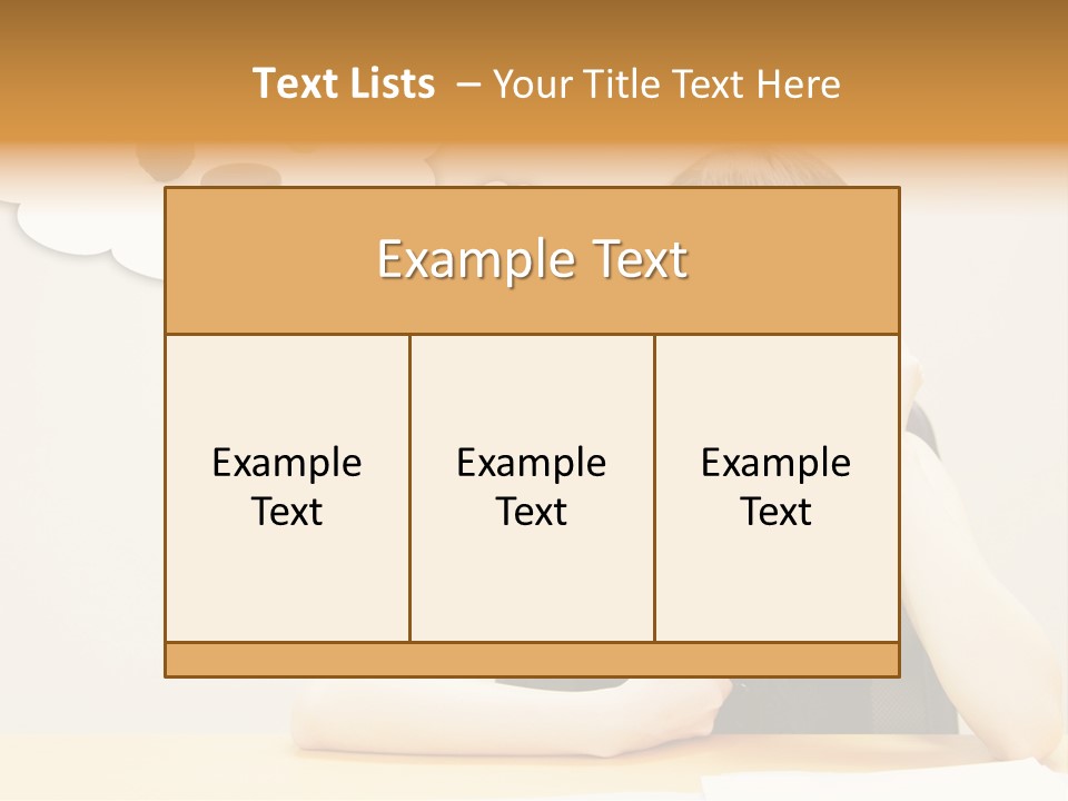 Young Girl With A Chocolate Food Craving PowerPoint Template