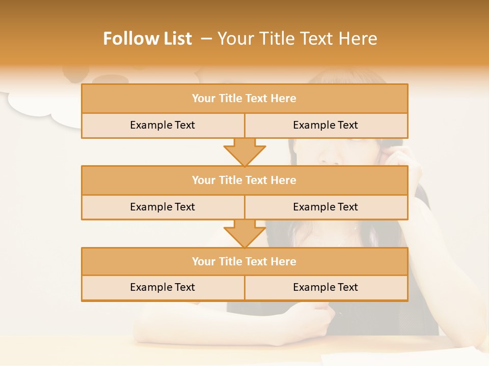 Young Girl With A Chocolate Food Craving PowerPoint Template