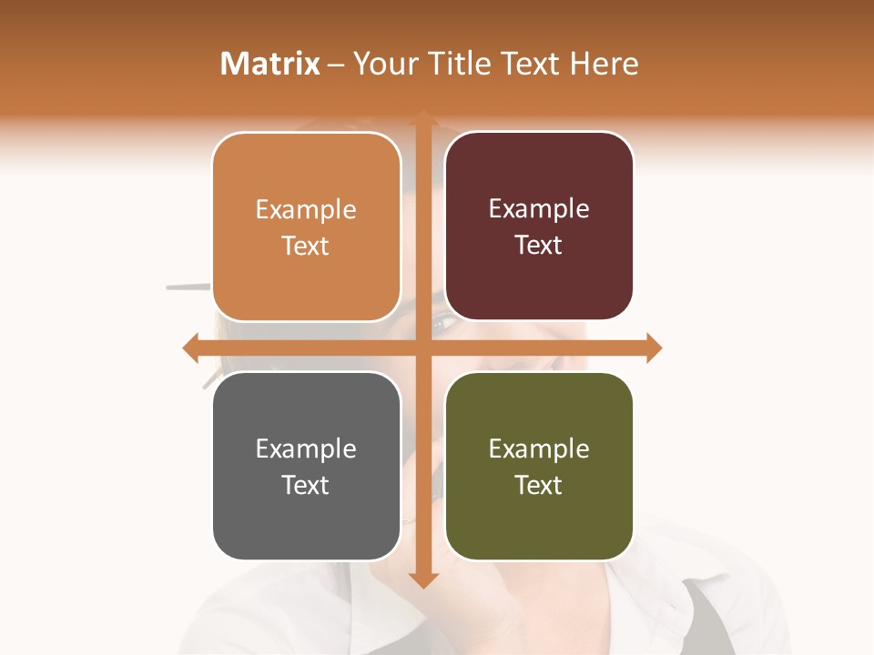 Young Woman With Big Amazaing Smile Speaking On Cell Phone PowerPoint Template