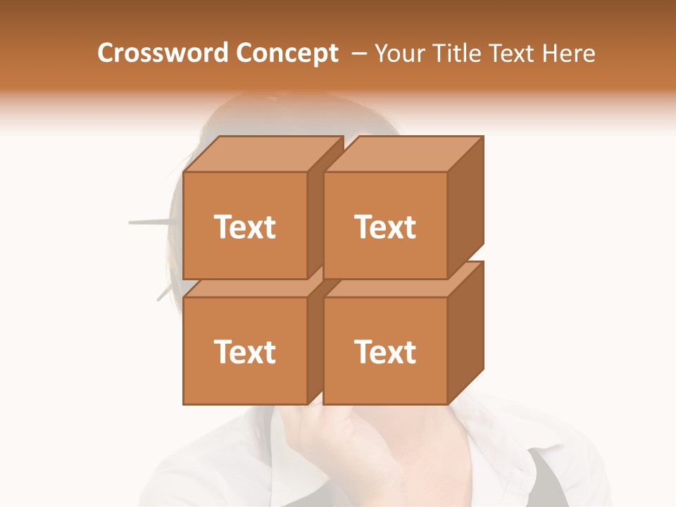 Young Woman With Big Amazaing Smile Speaking On Cell Phone PowerPoint Template