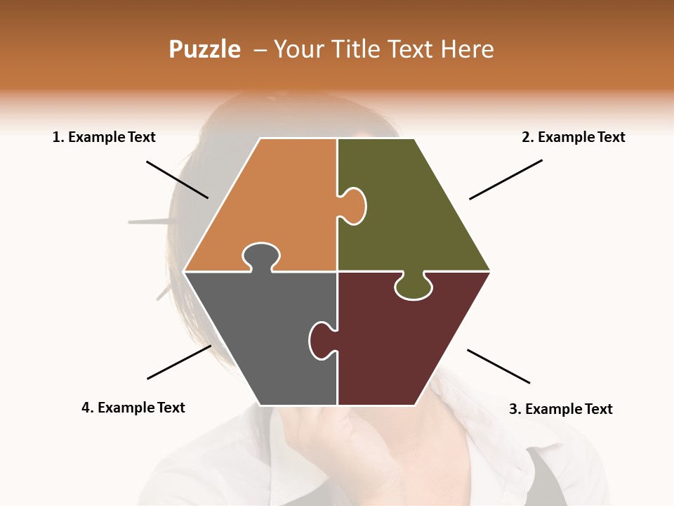 Young Woman With Big Amazaing Smile Speaking On Cell Phone PowerPoint Template