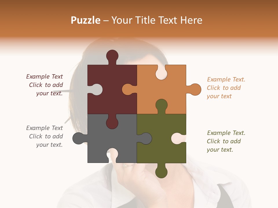 Young Woman With Big Amazaing Smile Speaking On Cell Phone PowerPoint Template