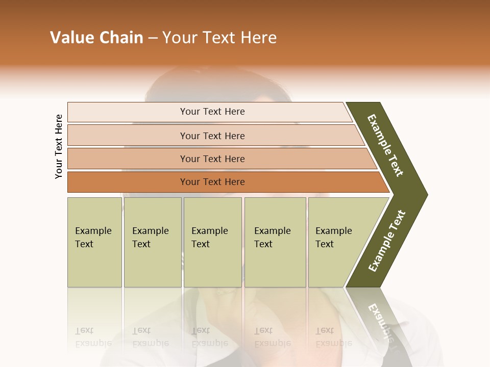 Young Woman With Big Amazaing Smile Speaking On Cell Phone PowerPoint Template