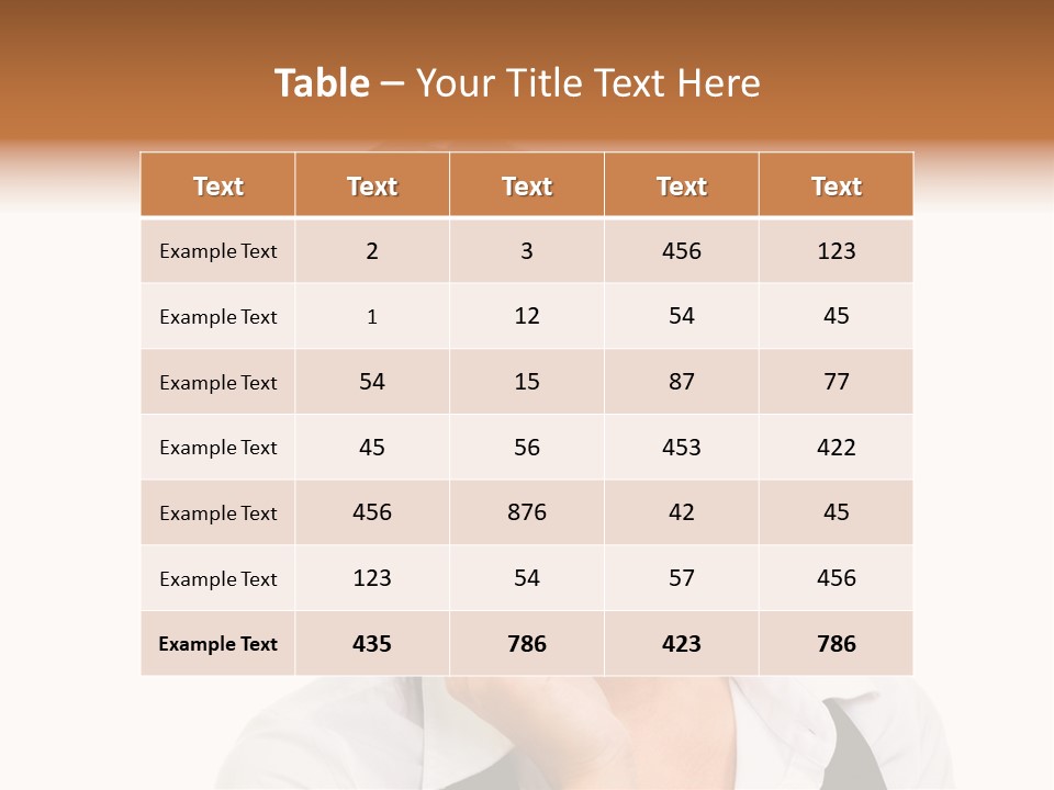 Young Woman With Big Amazaing Smile Speaking On Cell Phone PowerPoint Template