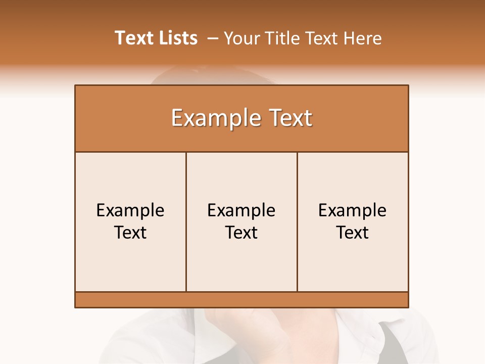 Young Woman With Big Amazaing Smile Speaking On Cell Phone PowerPoint Template