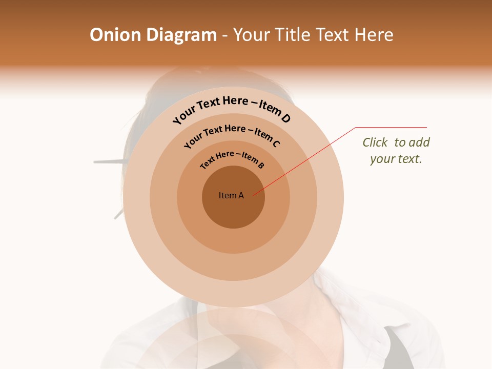 Young Woman With Big Amazaing Smile Speaking On Cell Phone PowerPoint Template