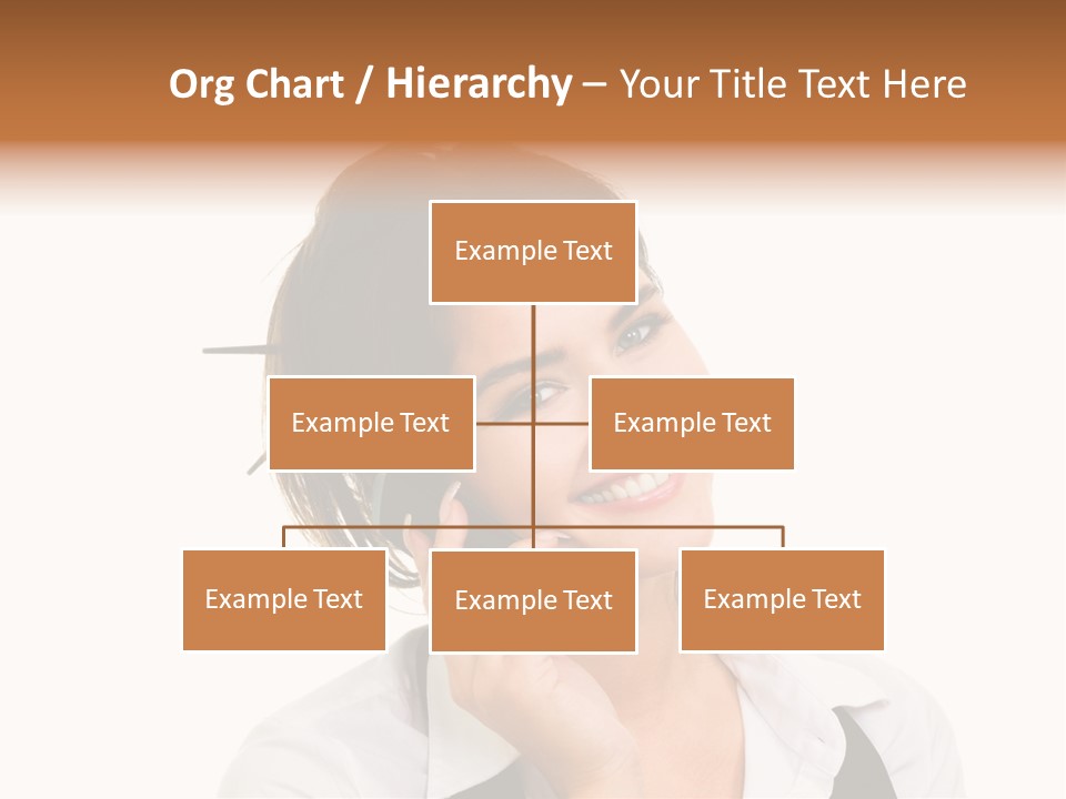 Young Woman With Big Amazaing Smile Speaking On Cell Phone PowerPoint Template