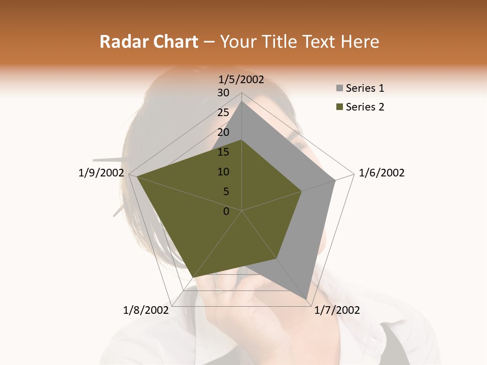 Young Woman With Big Amazaing Smile Speaking On Cell Phone PowerPoint Template