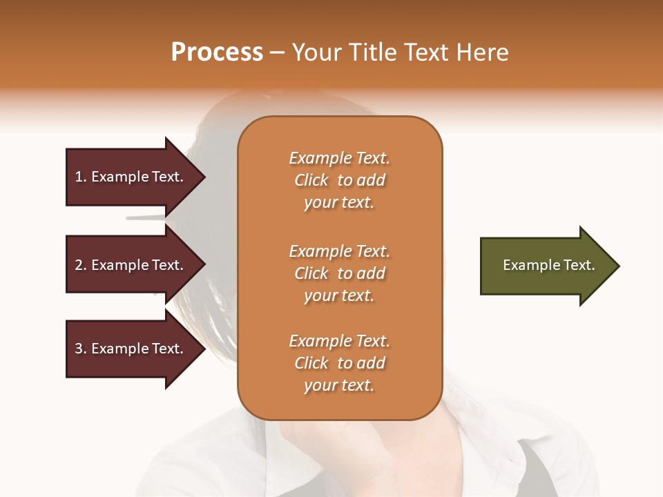 Young Woman With Big Amazaing Smile Speaking On Cell Phone PowerPoint Template