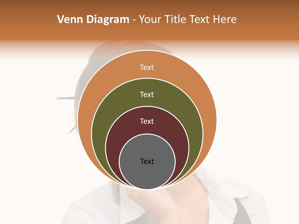 Young Woman With Big Amazaing Smile Speaking On Cell Phone PowerPoint Template