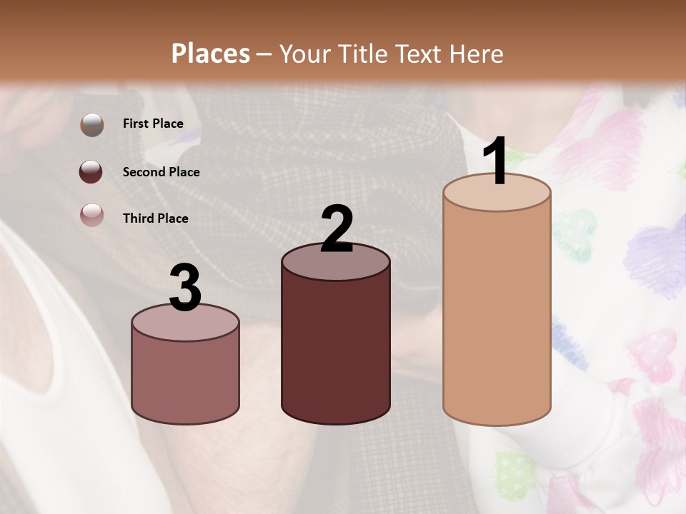 Nurse Helping Senior Man Get Dressed PowerPoint Template