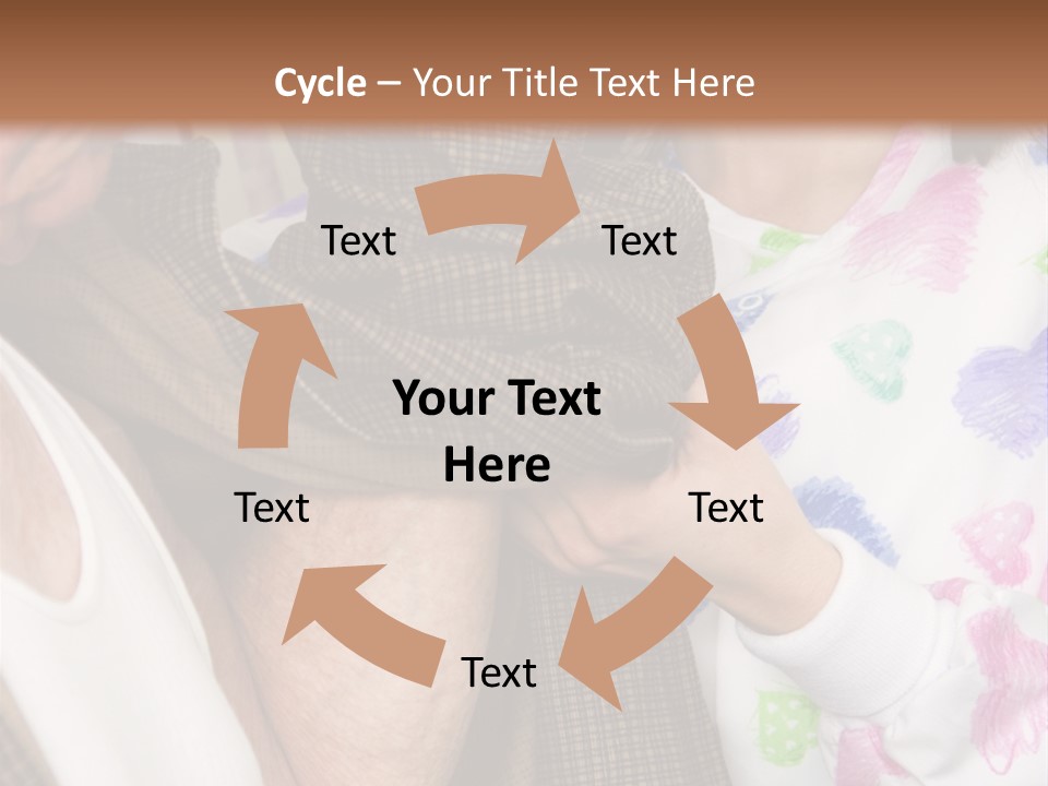 Nurse Helping Senior Man Get Dressed PowerPoint Template