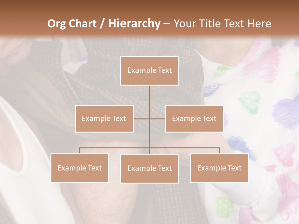 Nurse Helping Senior Man Get Dressed PowerPoint Template