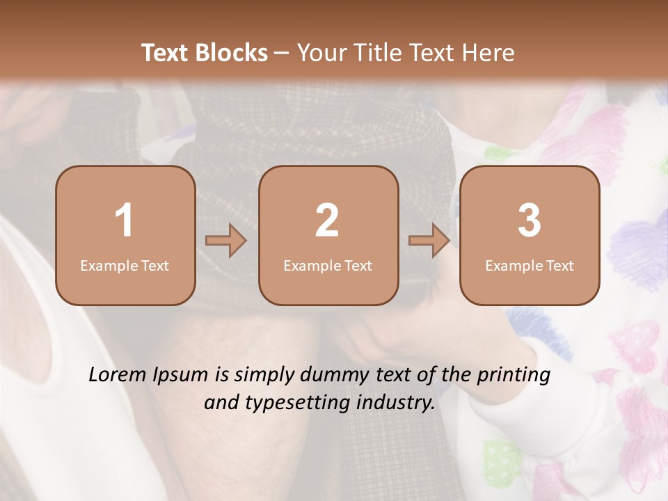 Nurse Helping Senior Man Get Dressed PowerPoint Template