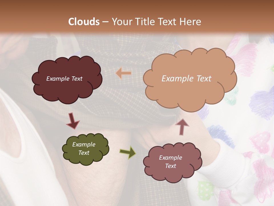 Nurse Helping Senior Man Get Dressed PowerPoint Template