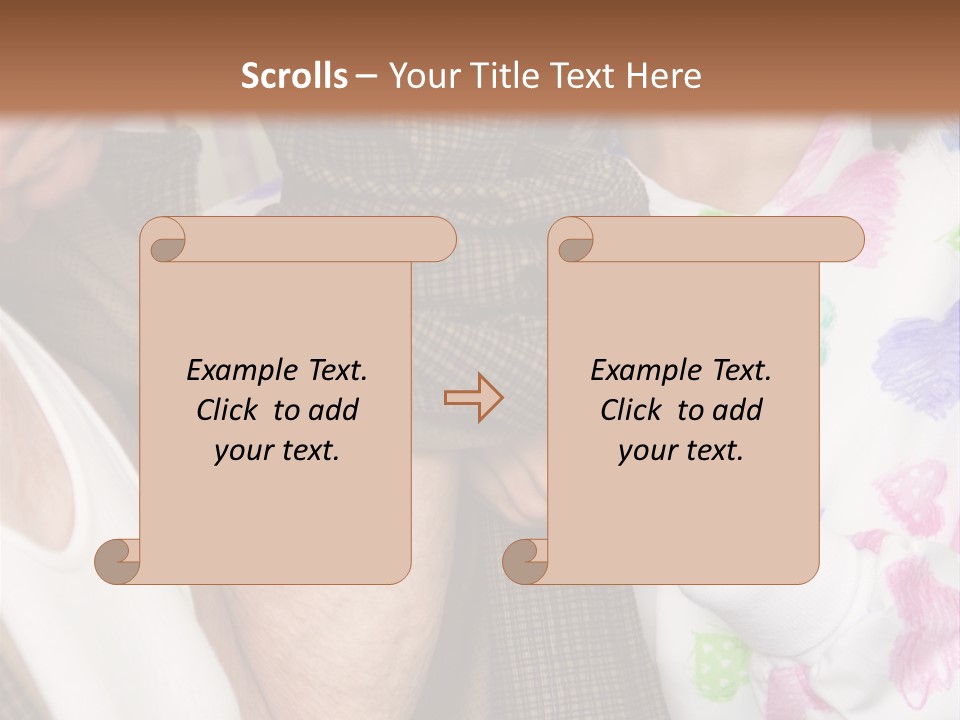 Nurse Helping Senior Man Get Dressed PowerPoint Template