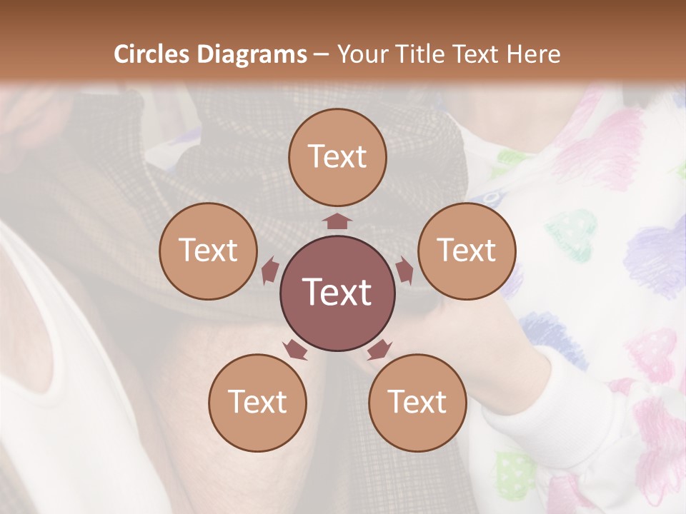 Nurse Helping Senior Man Get Dressed PowerPoint Template