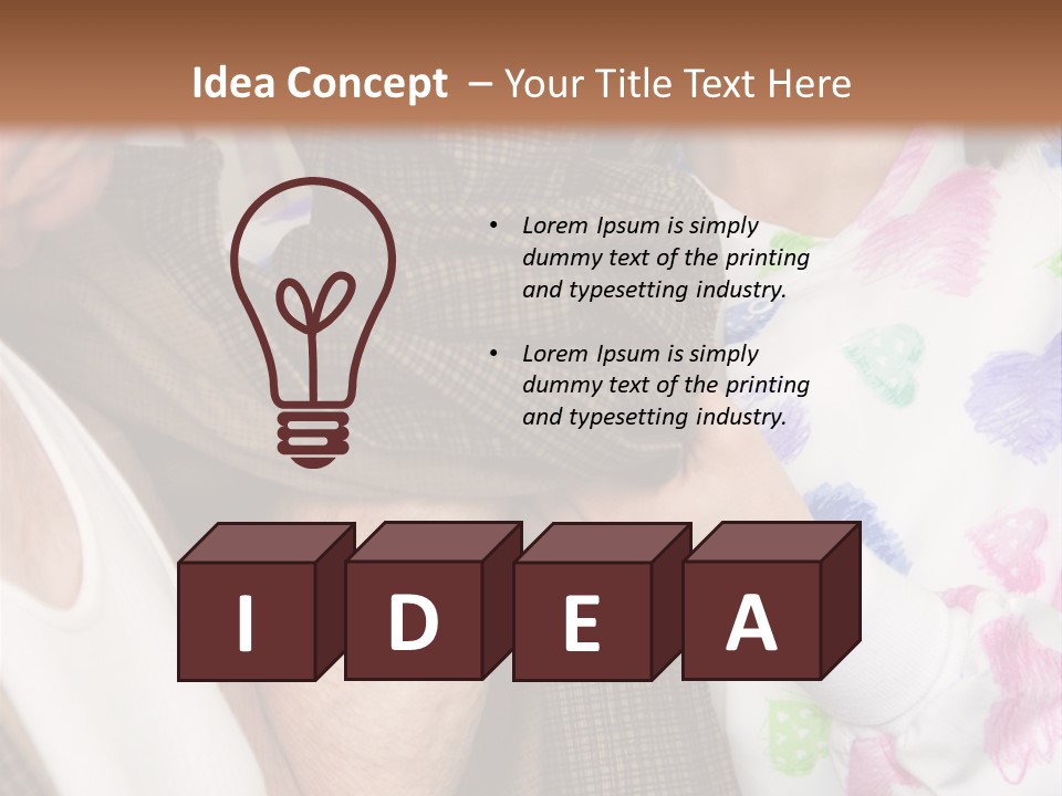 Nurse Helping Senior Man Get Dressed PowerPoint Template